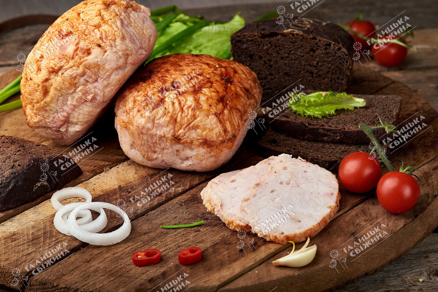 Курка фарширована запечена