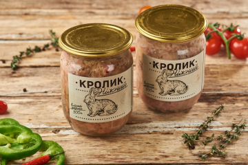 Тушонка з кролика ТМ Тернопільський м’ясокомбінат 500г