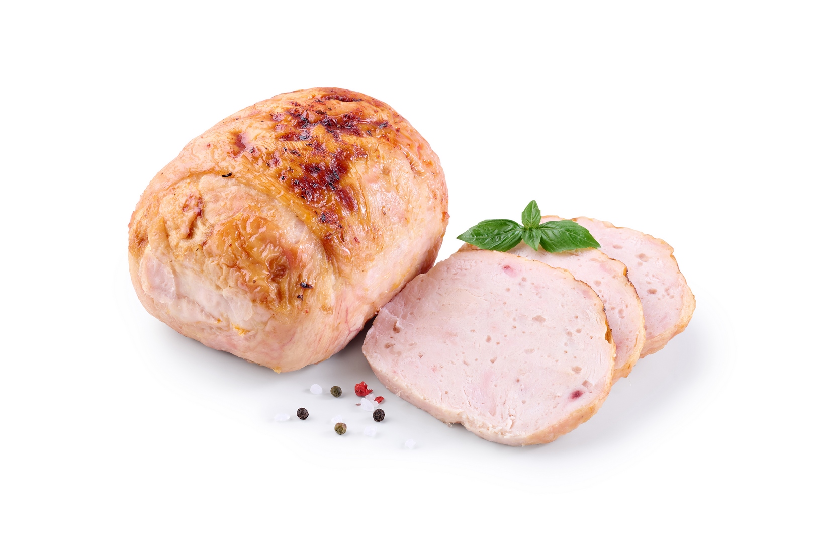 Курка фарширована запечена