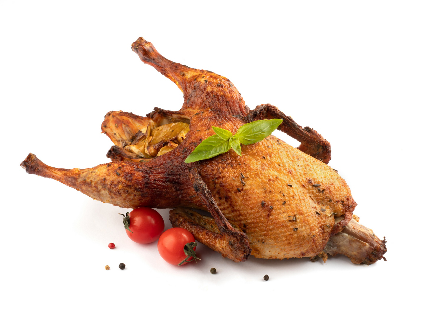 Качка “Святкова” з яблуками печена